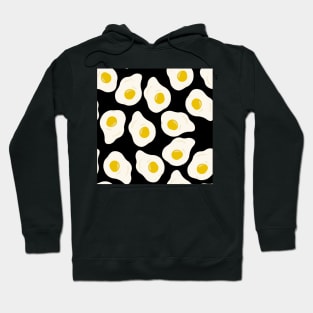 Fried eggs black Hoodie